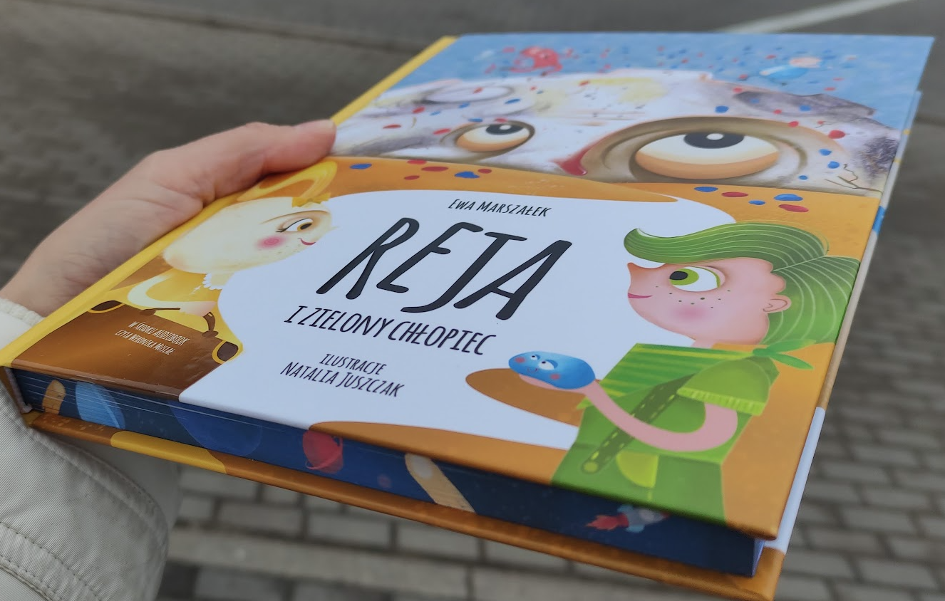 "Reja i zielony chłopiec" - książka papierowa z audiobookiem - obrazek 3