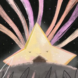 kartka-swiateczna-wzor-3-gwiazda-z-promieniami-przod