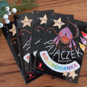 “Pajączek z Betlejem” - kolorowanka świąteczna, tematyczny zeszyt aktywności