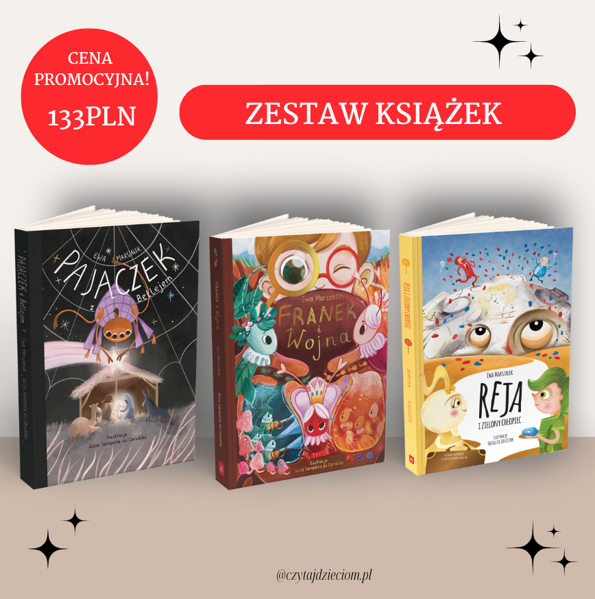 Zestaw trzech książek